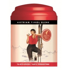 Черный чай с пряностями листовой Julius Meinl Tirol Austrian Blend (Тирольский бленд), 100гр., банка